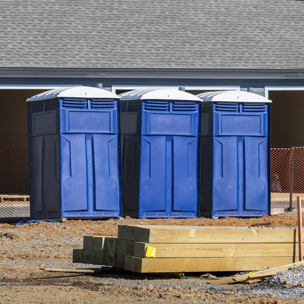 are there any restrictions on where i can place the portable restrooms during my rental period in Star Junction Pennsylvania